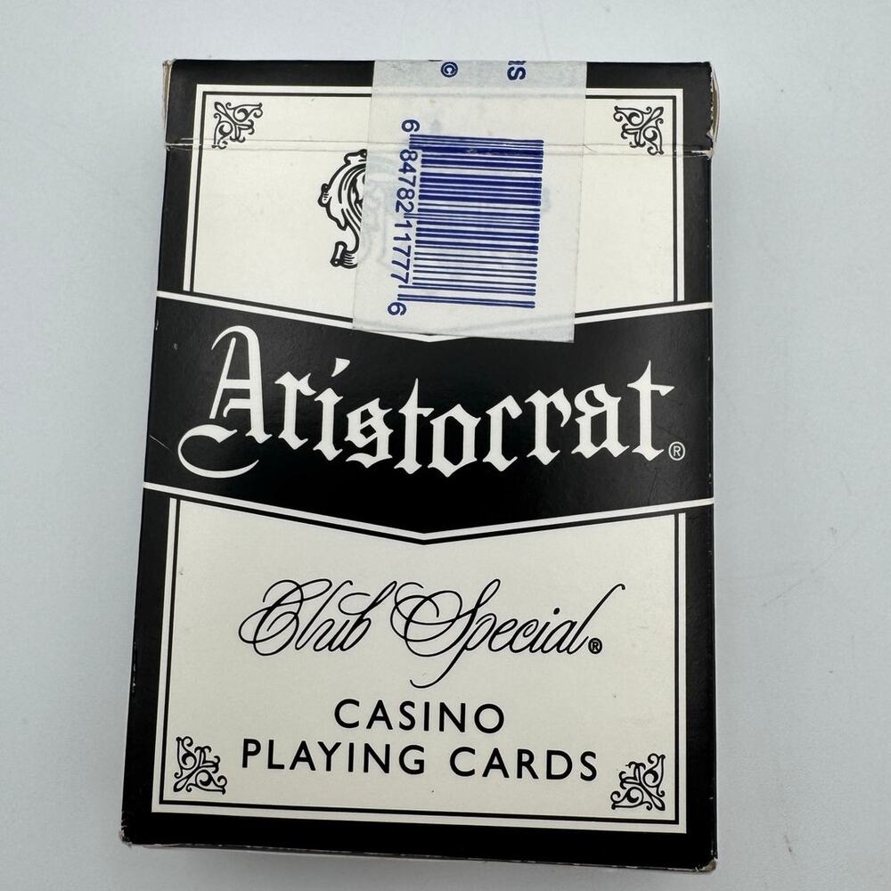 Vintage 2002 Aristocrat Club Nugget Casino Pit Playing Cards John Ascugas